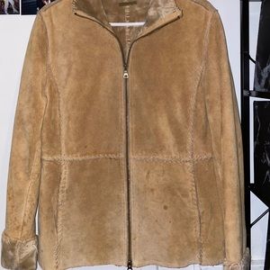 Vintage Guess leather & Faux fur jacket